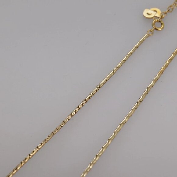 Christian Dior Necklace metal Gold Auth yk16832 - Picture 8 of 12
